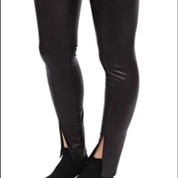 NWT faux leather pants - Picture 2 of 2